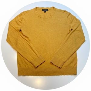 Banana Republic Mustard Luxe Yarn Crewneck Sweater